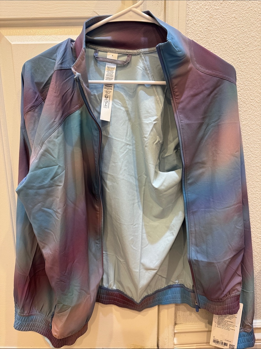 lululemon athletica Gradient Multi-Color Utility Jacket - Teal, Purple, Pink